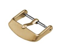 Archer Watch Straps - Stainless Steel PVD Replacement Buckle (Matte Gold, 24mm)