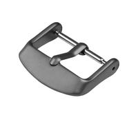 Archer Watch Straps - Stainless Steel Watch Strap Buckles (Matte Gunmetal, 22mm)