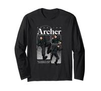Archer World's Most Dangerous Spy Funny Cartoon Long Sleeve T-Shirt