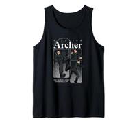 Archer World's Most Dangerous Spy Funny Cartoon Tank Top
