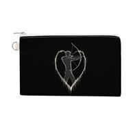 Archers Archery Portable Canvas Coin Purse Fashion Pencil Case Travel Makeup Bag