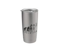 Archery Archer Man Evolution Funny Compound Bow Hunter Stainless Steel Insulated Tumbler