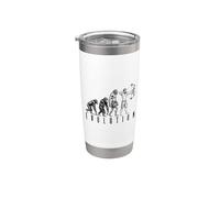 Archery Archer Man Evolution Funny Compound Bow Hunter Stainless Steel Insulated Tumbler