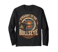 Archery Archer Straight to The Bullseye Long Sleeve T-Shirt