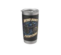 Archery Archer Wind Ruined Everything Stainless Steel Insulated Tumbler