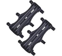 Archery Arm Guards Leather Forearm Protector Bow Accessory with Adjustable Straps 2PCS