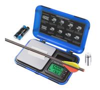 Archery Arrow Scale with Arrow Holder Grain Scale Dual Unit and HD Display LCD Digital Pocket Arrows Scale,200g x 0.01g Digital Mini Scale Included Calibration Weight, Batteries
