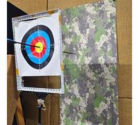 Archery Backstop Professional Archery Backstop Curtain, Heavy Duty Arrow Reinforced Nets Camo, Safety Netting Arrow Stop Backstop for Backyard Range(2x3m(7x10ft))