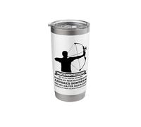 Archery Better Than You Would Otherwise be Archers Bow Stainless Steel Insulated Tumbler