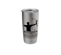 Archery Better Than You Would Otherwise be Archers Bow Stainless Steel Insulated Tumbler