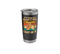 Archery Bow Archer Taco Vintage Retro If It Involves Archery Stainless Steel Insulated Tumbler