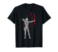 Archery Bow Archer Word Cloud Vintage Compound Bow Archery T-Shirt