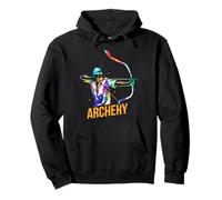 Archery Bow Arrow Target Shooting Sports Pullover Hoodie