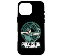 Archery Bow Lover Design For Bowman - Precision On Motion Case for iPhone 16 Pro Max