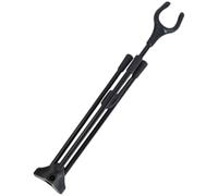 Archery Bow Stand, Quick Installation Takedown Recurve Bow Stand Rack Holder Legs for Compound Bows Hanger Targets Shooting Hunting Outdoor, Black