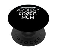 Archery Coach Mom Arrow Enthusiast Pride PopSockets Adhesive PopGrip