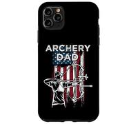 Archery Dad American Flag Bow Hunter Compound Bow Case for iPhone 11 Pro Max