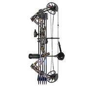 Archery Dragon X8 RTH Compound Bow Package for Adults and Teens,18”-31” Draw Length,0-60 Lbs Draw Weight,up to IBO 310 fps,No Bow Press Needed,Limbs Made in USA (Camouflage)