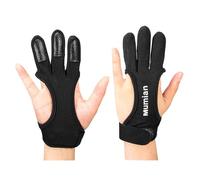 Archery Finger Glove - 20 cm Youth Shots, Comfortable Leather Guard, Adjustable Strap, 3 Finger Tabs Left Right Hands Portable for Men Women Guards Composition Recurve Armsb