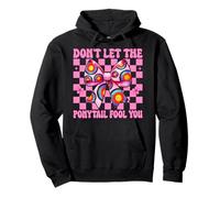 Archery Girl Mom Archer Don't let the Ponytail Fool You Pullover Hoodie