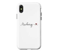 Archery Heart Typography Gift Case for iPhone X/XS