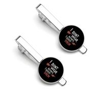 Archery I Don't Wear Bows I Shoot Them Silver Tie Clip Suit Accessories for Men Necktie Bar Set Pin Business Wedding