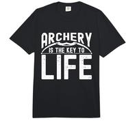 Archery is The Key to Life Hunter Crossbow Target Archery Comfort Colors Adult Heavyweight T-Shirt