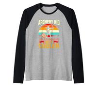 Archery Kid Like A Regular Kid But Cooler Raglan Baseball Tee