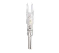 Archery Lighted Nocks 6.2mm ID - Pack of 6 Automatic Illuminated Arrow Nocks for Hunting, Field Archery and Low-Light Practice (Multicolored)