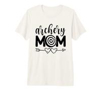 Archery Mom Archery Bows and Arrows Target Shooting Archer Premium T-Shirt