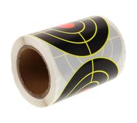 Archery Practice Target Stickers 100pcs Roll Yellow Self Adhesive