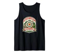 Archery Range Badge Recurve Bow and Arrow Target Tank Top