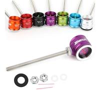 Archery Recurve Bow Sight Head 0.5/0.75/1.0 Optical Fiber Pin Aiming Point Aluminum Sight Suitable for Recurve Bow (Purple, Optical Fiber 0.75)