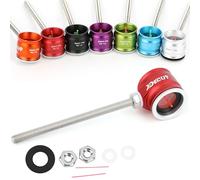 Archery Recurve Bow Sight Head 0.5/0.75/1.0 Optical Fiber Pin Aiming Point Aluminum Sight Suitable for Recurve Bow (Red, Optical Fiber 0.50)