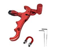Archery Release Aids Thumb D Loop Rope Adjustable 4 Finger 360 Degree Rotating Bow Releaser 360° rotatable release bow archery aids d loop rope thumb bowcompound aid releaser