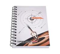 Archery Score Book Spiral Bound Paper Notebook for Competitive Archers | White Paper Sheets, Weather Resistant Surface, Sight Tuning Notes, Review Sessions and Practice for Target Faces