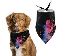 Archery Sport Watercolor Splash Pet Bandana Dogs Triangle Scarf Cats Handkerchief Puppy Costume