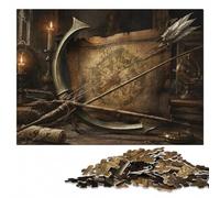Archery Sport Wooden Jigsaw for Adults | Adult Jigsaw Puzzle: shared puzzle challenge, screen-free home activity.