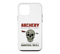 Archery Survival Skill Skull Arrow Humor Case for iPhone 12 mini