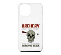 Archery Survival Skill Skull Arrow Humor Case for iPhone 12 Pro Max
