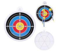 Archery Target for Kids Child Archery Target Wall Hanging 24CM/ 9.4In Practical Plastic Target Bow Skill Target Games Target Ring Target for Outdoor & IndoorToys Archery archery