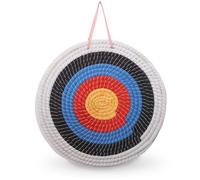 Archery Target, Handmade Solid Straw Round Target, Traditional Bow Arrow Target, for Outdoor, courtyard, sport archery, practice, Round 50cm x 50cm x 2cm