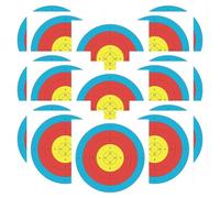Archery Target Paper 20pcs Archery Dartboard Paper Hunting Archery Kit Standard Full Ring Single Point Target Surface