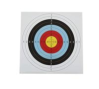 Archery Target Paper, 30 Pack Targets Paper 60cm 10 Ring Bow and Arrow Targets Full Ring Archery Compound Anti Curve Bows and Arrows Competitive Target Paper