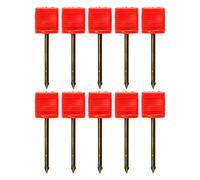 Archery Target Pins, 10pcs Manganese Steel Alloy 5/16in Screw Thread, Durable High Precision Hunting Accessories for Bowhunters, Archery Training, Outdoor Activities, Target Fixation