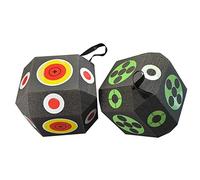Archery Targets Dice 3D Arrow Target Block Cube Fast Self-healing XPE Foam Arrow Target 38cm Sides Fit for All Arrow Types Shooting and Targeting Practice (Red)
