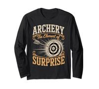 Archery The Element of Surprise Bowhunter Long Sleeve T-Shirt