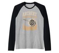 Archery The Element of Surprise Bowhunter Raglan Baseball Tee