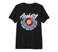 Archery The Sport that Hits The Spot Premium T-Shirt