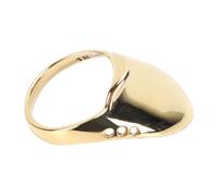 Archery Thumb Ring, Brass Bow Finger Guard Archery Finger Protector Ring for Outdoor Safety Accessories (24mm/0.94in)